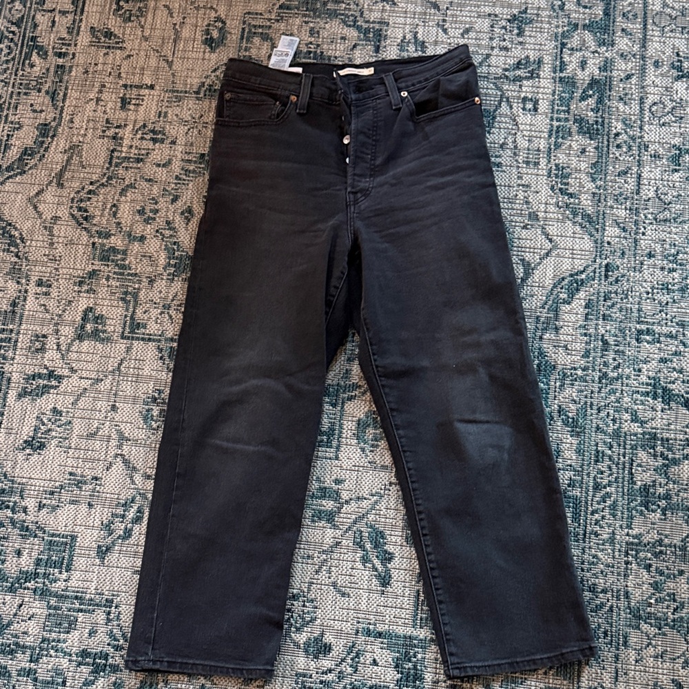 Levi’s Levi Strauss Ribcage 30/27 Black Jeans as good as new